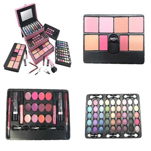 BR All In One Makeup Kit Eyeshadow Blushes Powder Lipstick & More Holiday Gift S
