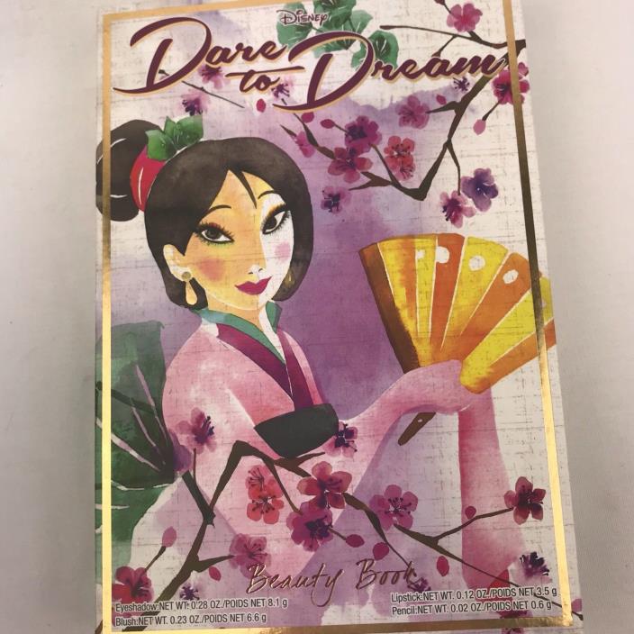 Disney Dare to Dream Beauty Book Princess Mulan Make Up Set #34060 Ideas Mirror