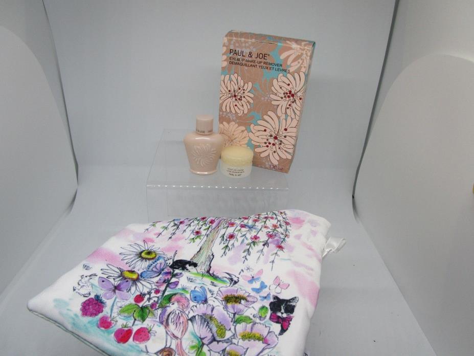 Paul & Joe Gift Set: Makeup remover, logo bag, eye cream, sample foundation cult
