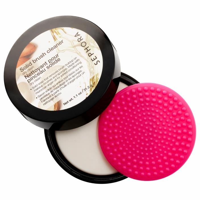 Sephora mini solid makeup sponge & brush cleaner disinfectant free shipping+gift