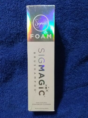 Sigma FOAM Sigmagic Brush Shampoo 100% Natural Foam Brush Cleaner  6.76 fl oz