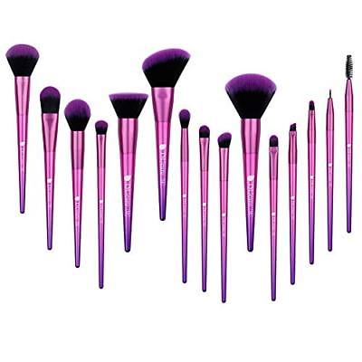 DUcare Makeup Brush Set 15pcs Premium Synthetic Foundation Powder Concealers Con