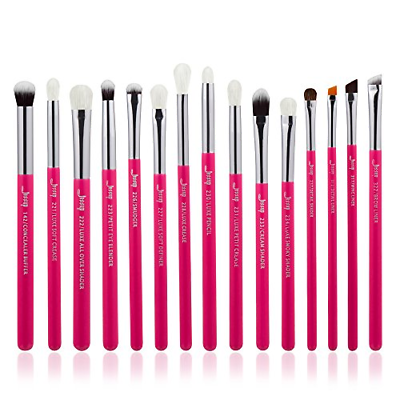 Jessup 15pcs Eyeliner Makeup Brush Tool Kit Cream Eye shadow Lipstick Pencil Set