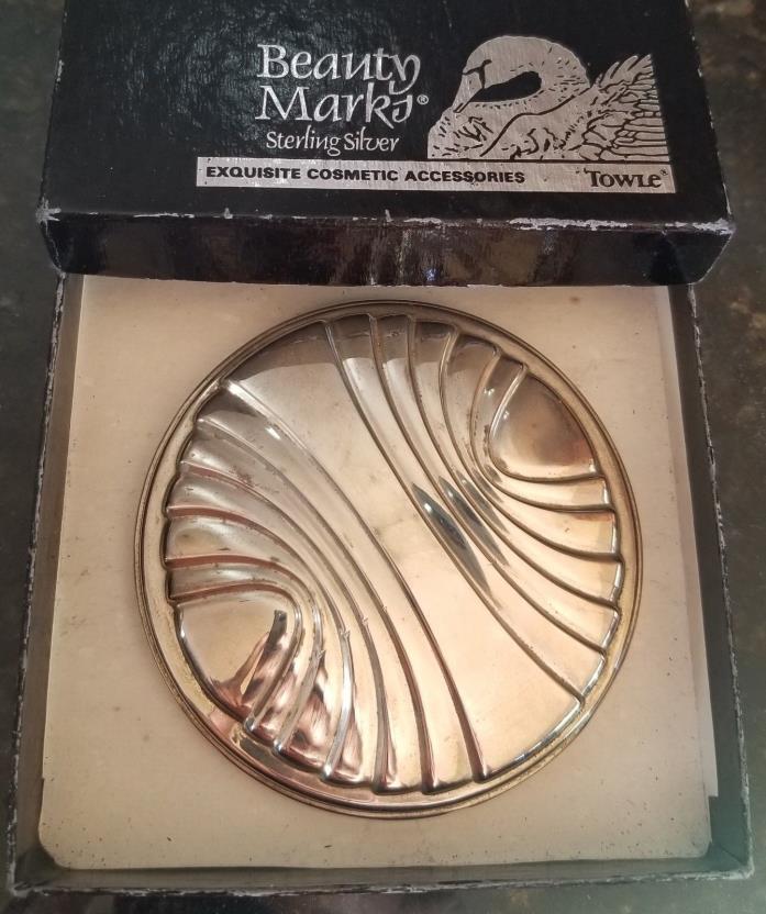 Beautiful Hand Mirror - Sterling Silver - Towle - Beauty Marks