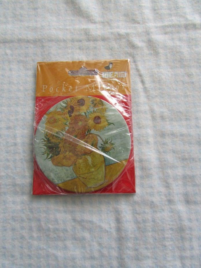 Fridolin Pocket Mirror - Van Gogh's Sunflowers