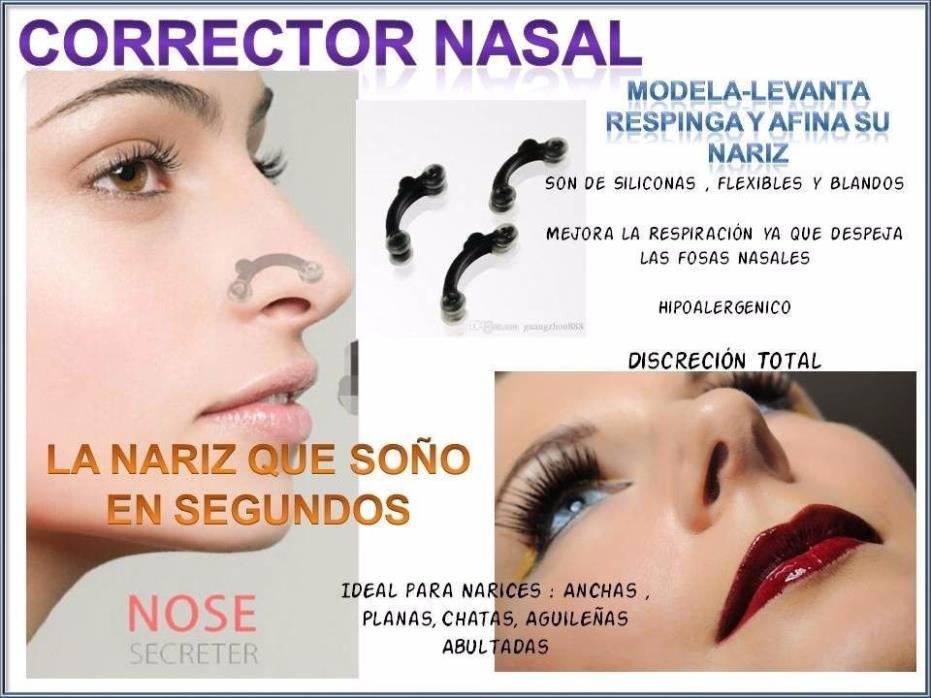 Correctores nasales luce una nariz diferente sin cirugia en 30 segundos
