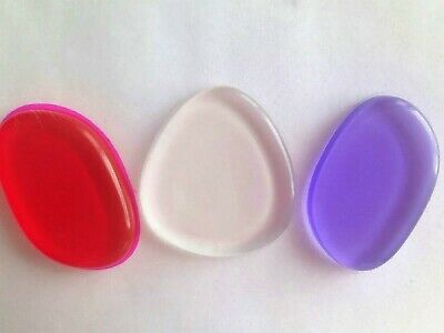 set of 3 ,100% Pure medical grade colors water drop silicone gel silicone sponge