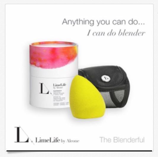 NIB BLENDERFUL MAKEUP SPONGE APPLICATOR LIMELIGHT by Alcone ~ LimeLife