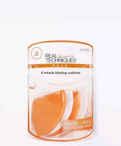 1 REAL TECHNIQUES 4 Miracle Blotting Cushions Sponges 