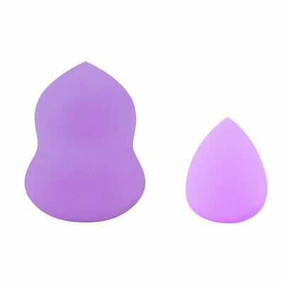 2x Makeup Sponge Blender Blending Foundation Puff Flawless Powder Smooth Purple