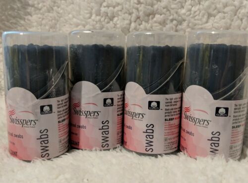 Charcoal Swabs Swisspers 50 Count (Lot of 4) Brand New in Package 200 IN Total