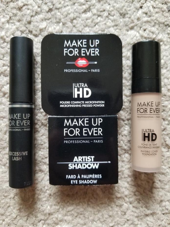 Make Up For Ever Lot-R230 Foundation-Excessive Lash-I544 Shadow-Microfinishing