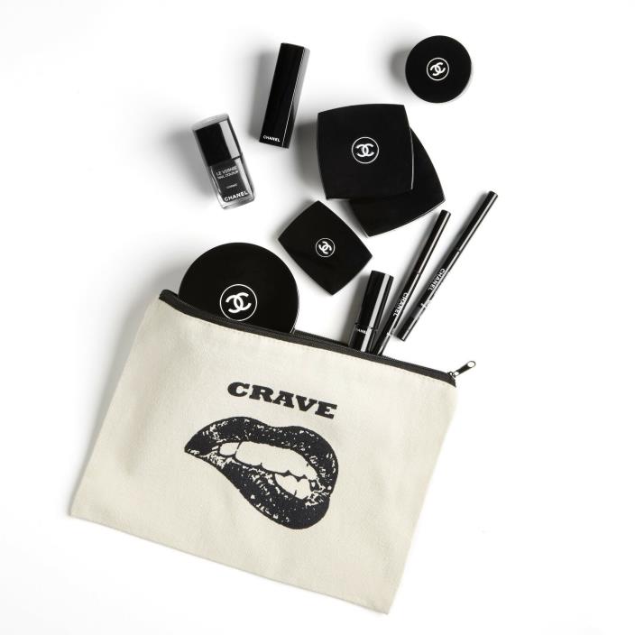 Designer Inspired Make Up Bag Lips