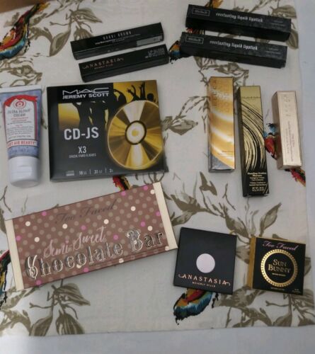 Huge High-end Makeup Skincare Lot Full Size + deluxe Too faced MAC stila Becca