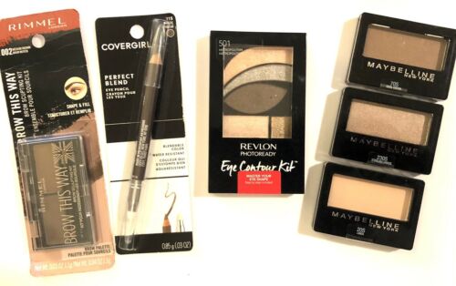 NEW Eye Make-up Bundle, 6 Pieces - Rimmel, Covergirl, Maybelline, Revlon