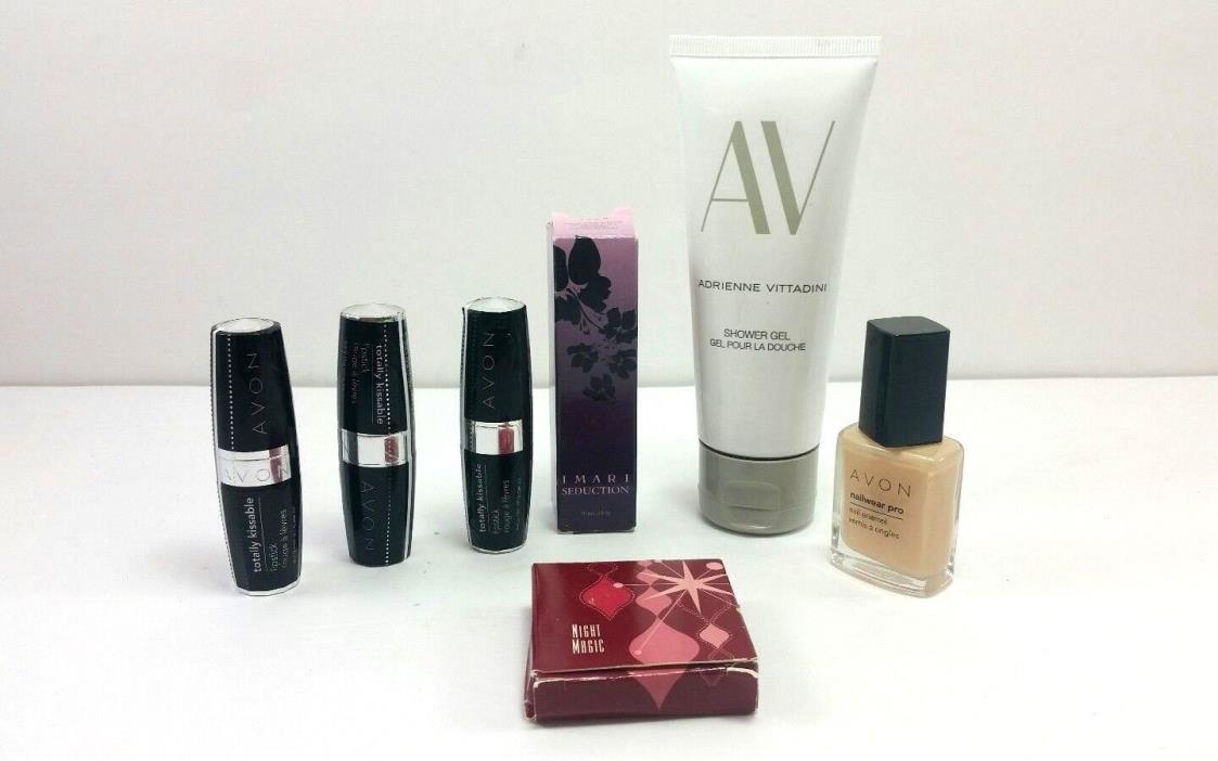 Avon Mixed Assortment Lot Lipstick Perfume Nail Polish Vintage Compact New