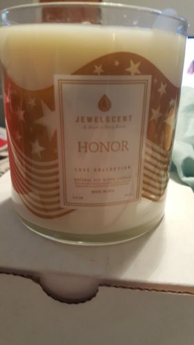 JewelScent HONOR Luxe 120 Hr Soy Wax Candle FREE Size 6 Ring Inside Hand Poured