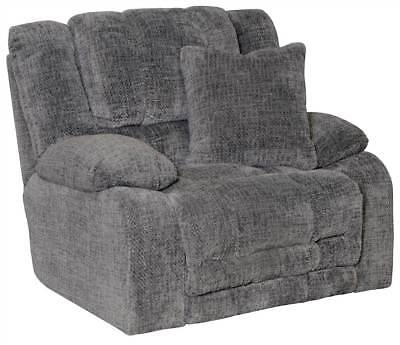 Power Lay Flat Recliner in Pewter [ID 3732447]