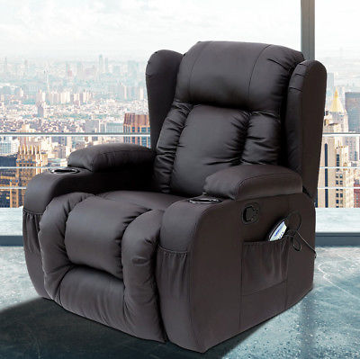 PDAE Inc. Idaho Reclining Heated Massage Chair