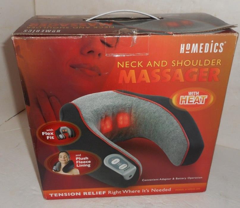 HOMEDICS  Neck And Shoulder Massager With Heat NMSQ-200  **LQQK**