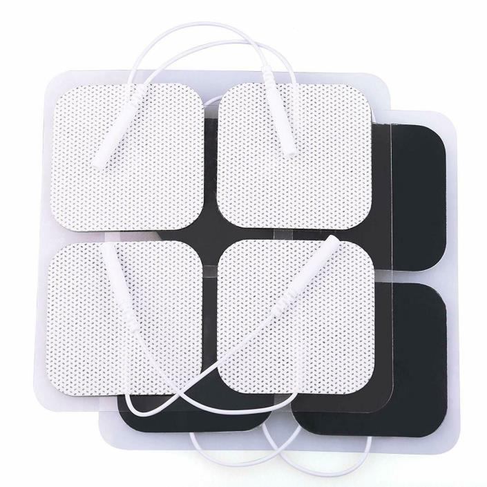 Replacement Pads for Massagers / Tens Units electrode pads 2x2 Inch White Cloth