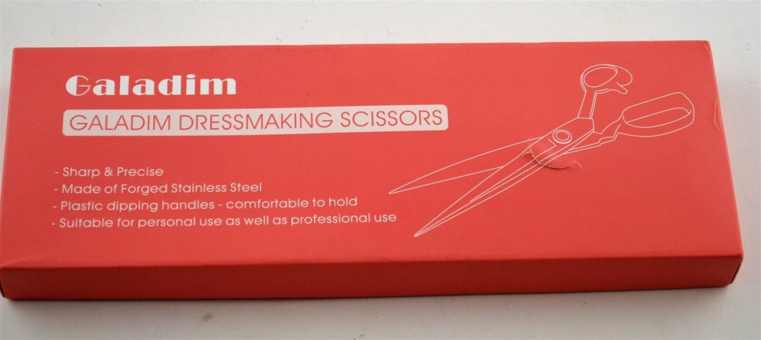 Galadim Left-Handed Dressmaking Scissors 10 inch -( Left-Handed)