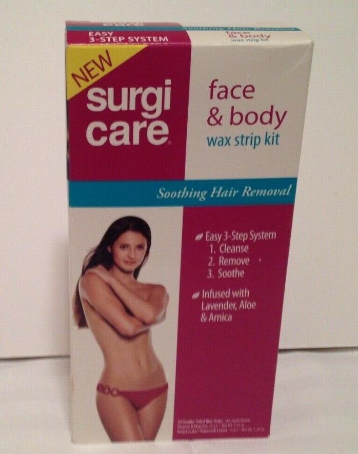 Surgi Care Face & Body Wax Strip Kit 1 Kit - RARE