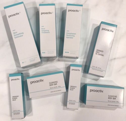 BRAND NEW WITH TAGS, NEVER USED & IN BOXES Proactiv+ 8 Item Bundle + FREE GIFT