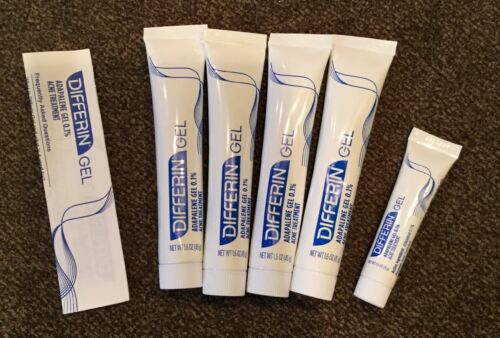 4 Loose Tubes Differin Acne Treatment Gel 1.6 Oz Each + More FREE SHIPPING!!! 1M