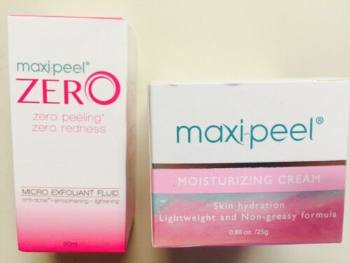 MAXI PEEL ZERO EXFOLIANT FLUID & MOISTURIZING CREAM 2pcs.