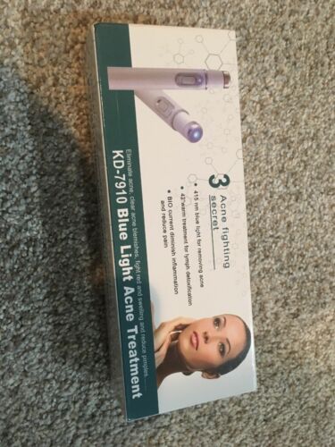 Blue Light Therapy Laser Treatment Pen Acne Removal KD7910 BNIB