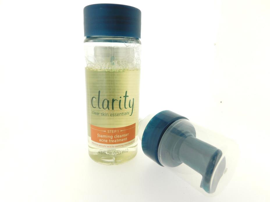 Melaleuca Clarity Foaming Cleanser Acne Treatment 4.5 fl oz with pump
