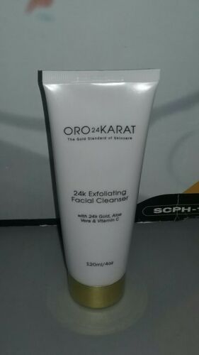 ORO 24 KARAT - 24K Exfoliating Facial Cleanser - Anti-Aging with 24K Gold - 4oz