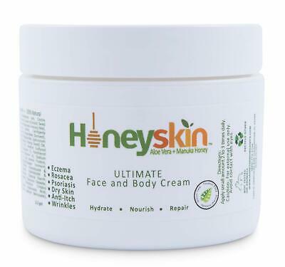 Honeyskin Organics Organic Moisturizer Cream for Face and Body â€“ 2 oz
