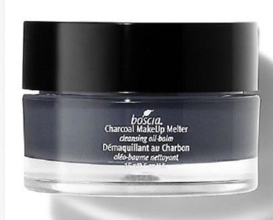 BOSCIA CHARCOAL MAKEUP MELTER CLEANSING BALM -DELUXE SAMPLE .5 oz- free shipping
