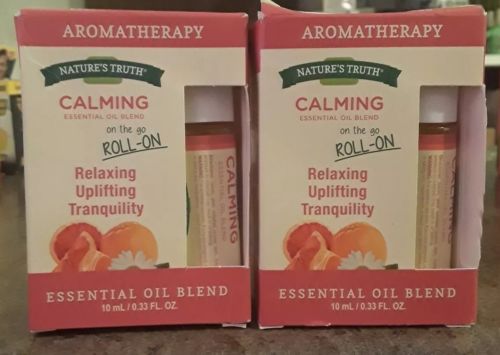Nature's Truth Essential Oil Roll-On Blend, Calming 0.33 oz lot of 2