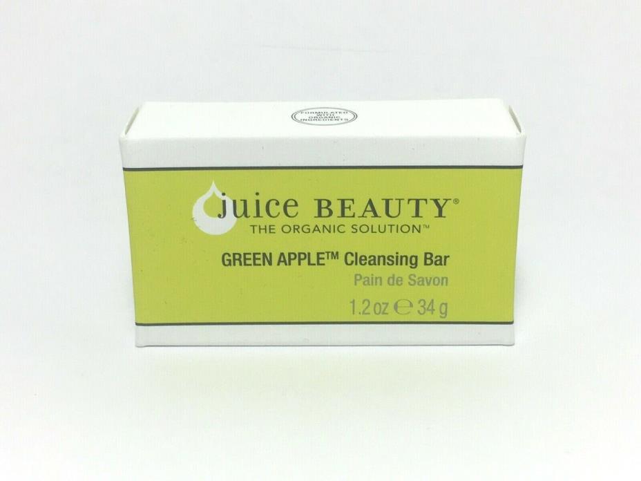 Juice Beauty Green Apple Cleansing Bar Soap 1.2oz / 34g Travel Size