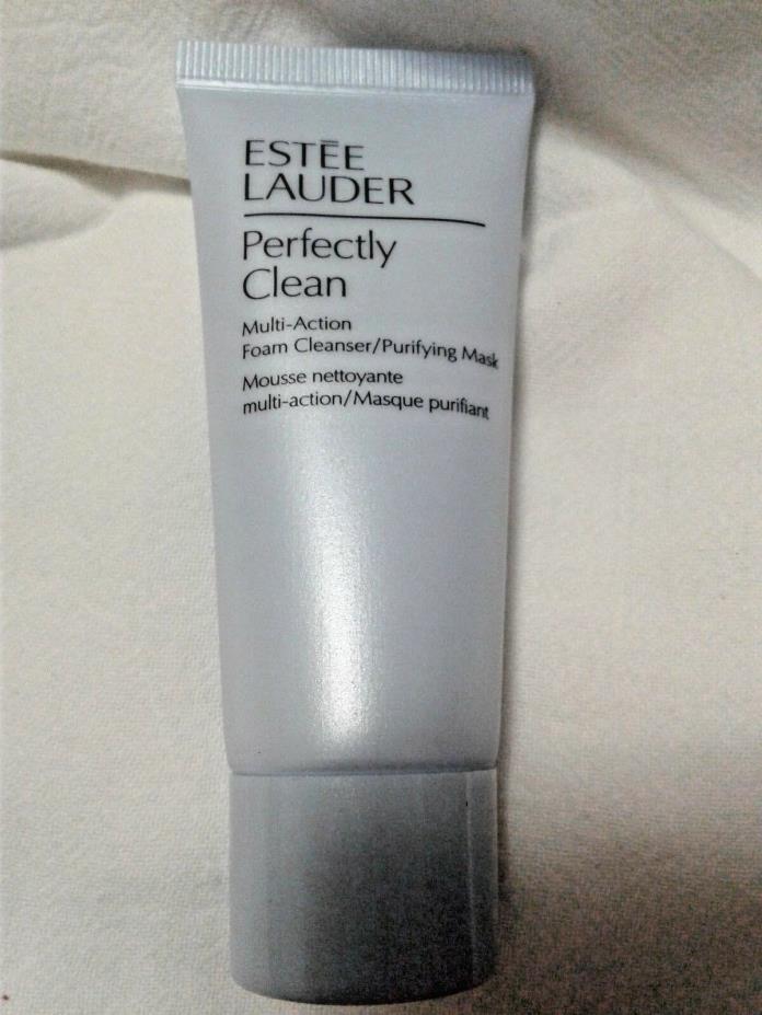 ESTEE LAUDER PERFECTLY CLEAN FOAM CLEANSER/PURIFYING MASK- 1.7.oz. Free Shipping