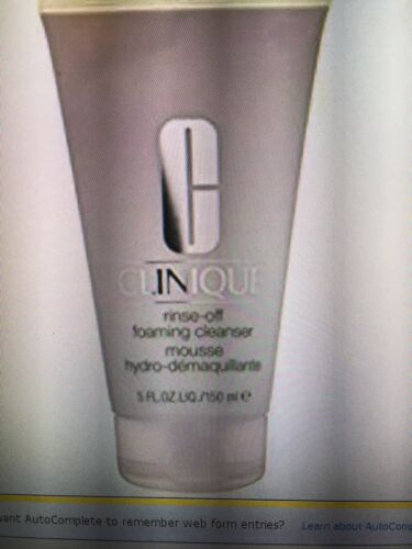 clinique rinse off foaming cleanser 5 oz