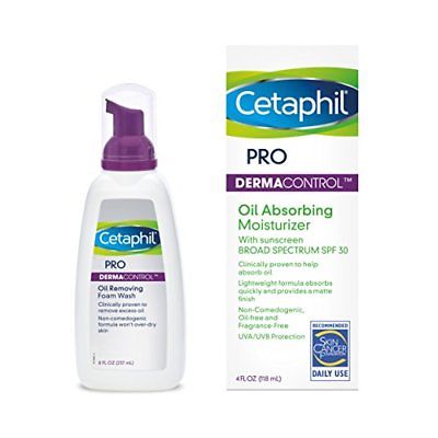 Cetaphil PRO DermaControl Oil Control Foam Wash 8 OZ (5 Packs)