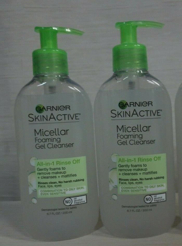 Garnier SkinActive Micellar Foaming Face Wash for Oily Skin, 2 - 6.7 fl. oz