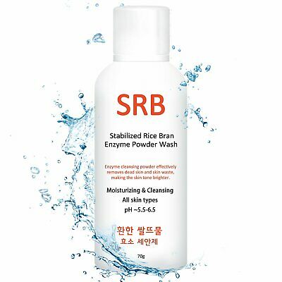 Korean Beauty Rice Bran Enzyme Powder Face Wash and Scrub - 70 grams