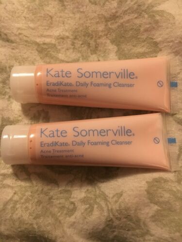 (2)Kate Somerville EradiKate Daily Foaming Cleanser 1Oz Blemish TreatmentGift