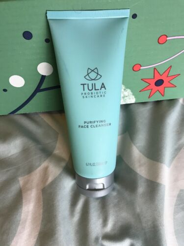 New Sealed Tula Probiotic Skincare Purifying Face Cleanser 6.7 oz Full Size