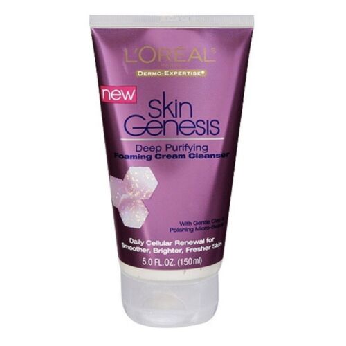 Loreal Skin Genesis Deep Purifying Foaming Cream Cleanser Micro-Beads 5 OZ NEW