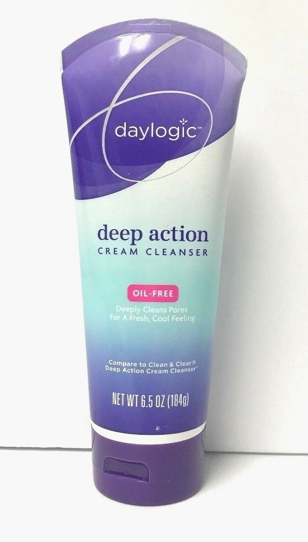 daylogic Deep Action Cream Cleanser, Oil - Free, Deeply Cleans Pores, 6.5 OZ,