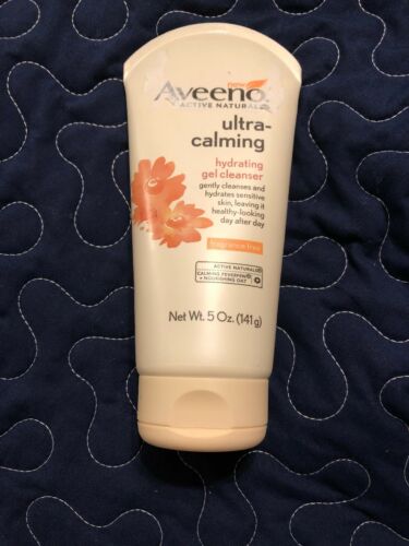 AVEENO Ultra-Calming Gel Facial Cleanser for Dry and Sensitive Skin 5 oz
