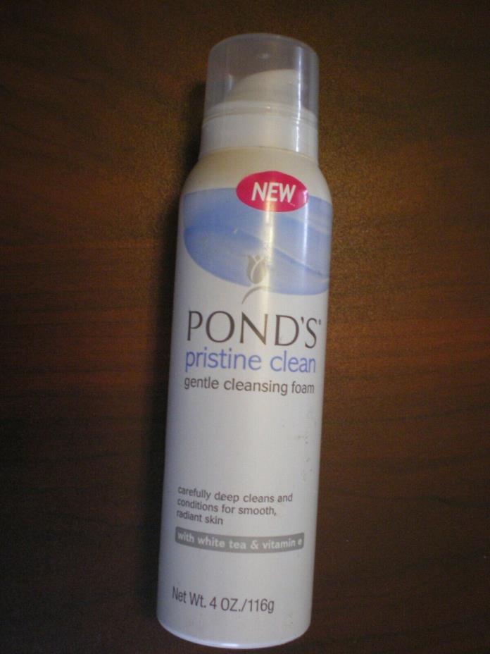POND'S Pristine Clean Gentle Cleansing Foam - 4OZ-  With White Tea & Vitamin E