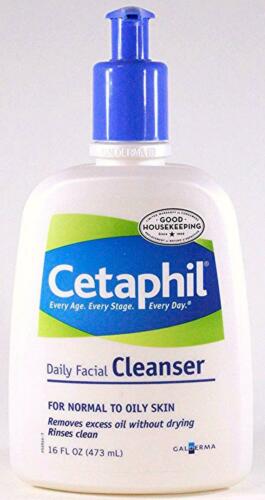 CETAPHIL DAILY FACIAL CLEANSER for Normal to oily skin 16oz pump bottle