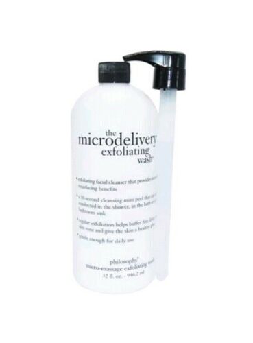 LARGE 32oz  PHILOSOPHY Microdelivery Exfoliating Facial Wash